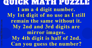 Oct 13, 2021 · math puzzles like brain teasers, math riddles, picture puzzles, logic puzzles, number puzzle, crossword puzzle and geometry puzzles encourages. Quick Maths Riddle To Challenge Your Brain