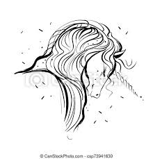 Perfect gift for adults that love grimm fairy tales adult coloring book with over 75 sexy coloring pages in … and white. Hand Drawing Unicorn For Adult Anti Stress Coloring Pages Artistic Fairy Tale Magic Animal Vector Tattoo Fashion Print Canstock