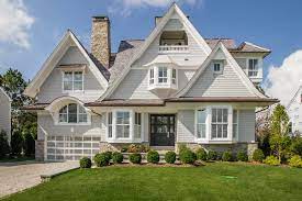 Picking colors for the exterior. Sag Harbor Gray Exterior Paint Houzz