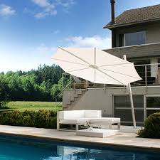 Tanning Ledge Poolside Elite Cantilever Umbrella Tanning Ledges Cantilever Umbrella Outdoor Style