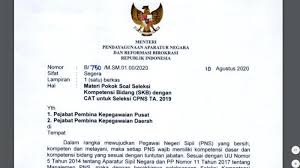 Download Kisi Kisi Materi Pokok Soal Skb Cpns 2019 Mulai Materi Umum Hingga Khusus Tribunnews Com Mobile