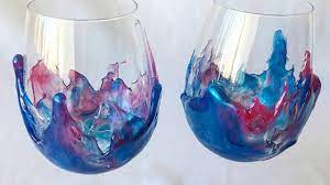 Easy Wine Glass Decorating With Epoxy Resin Youtube