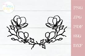 Alibaba.com offers 3,449 magnolia wreath products. Floral Wreath Svg Magnolia Svg Magnolia Wreath Svg By Mysvgdesigns Thehungryjpeg Com