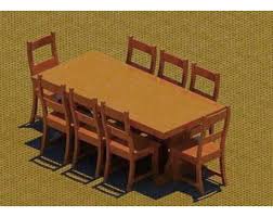 Revit families, modern revit furniture models : Dining Table Set Modlar Com