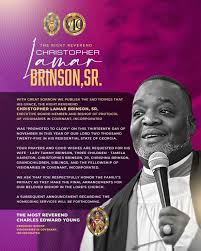 Today we honor the legacy of the Right Reverend Bishop Christopher Lamar  Brinson! We are saddened to hear of his sudden passing. Covenant of Grace  Ministries WNY sends the deepest condolences to