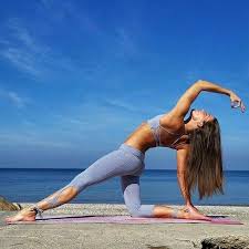 The Yoga Burn Trim Core Challenge Is For Women Between The Ages Of 18 65 Including Absolute Beginners In 2020 Yoga Poses Photography Yoga Photoshoot Easy Yoga Workouts
