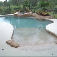 Pin By Melanie Forster On My Dream House Ideas Walk In Pool Beach Entry Pool Pool Designs