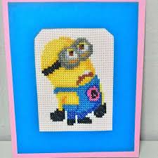 Maybe you would like to learn more about one of these? Minions Cross Stitch Greeting Card Hobbies Toys Stationery Craft Handmade Craft On Carousell