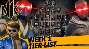 You can either play against artificial intelligence on your own, or you can play with friends. Mortal Kombat 11 The Week 1 Tier List Youtube