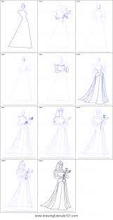 How To Draw Princess Aurora From Sleeping Beauty Printable Step By Step Drawing Sheet Drawingtu Disney Art Drawings Princess Drawings Disney Drawing Tutorial
