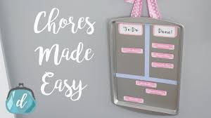 Easy Chore Chart Dollar Tree