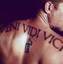 Veni vidi vici was first uttered by julius caesar as his way of saying, i came. 60 Veni Vidi Vici Tattoo Designs For Men Julius Caesar Ideas Tattoo Designs Men Tattoo Lettering Back Tattoos For Guys Upper