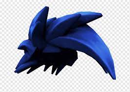 Blue hair, ragnarok item de tipo misc: Roblox Blue Hair Face Hair Blue Game Marine Mammal Png Pngwing