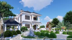 Biệt thự mái nhật hiện đại