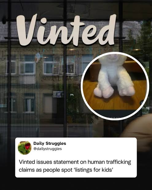 Concerns have been spreading across TikTok after screenshots circulated  showing what appeared to be suspicious listings on secondhand marketplace  Vinted, with descriptions including details such as ag