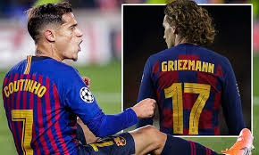 The player will sign a contract with his new club for the next five seasons, through. Barcelona News Why Antoine Griezmann Can T Take Philippe Coutinho S No 7 Shirt Daily Mail Online