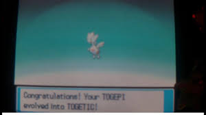 It evolves togetic no it does not, i checked, an oval stone does not evolve togetic! How To Evolve Togepi Into Togetic All Pokemon Games Youtube