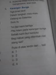 Puisi Di Atas Terdiri Dari Bait Brainly Co Id