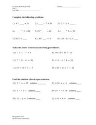 Everyday Math 4th Grade Unit 3 Study Guide Everyday Math Math Math Journals