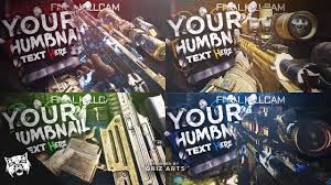 Free Call Of Duty Black Ops 2 Bo2 Thumbnail Template Pack 2019 Photoshop Cs6 Cc Youtube