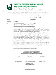 Contoh surat permohonan bantuan dana pembangunan masjid. Contoh Proposal Bantuan Dana Pembangunan Kubah Masjid Temukan Contoh