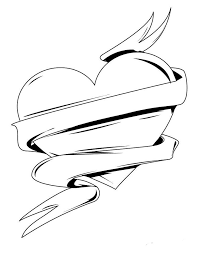 Hearts With Ribbons Coloring Pages Check More At Http Coloringareas Com 12696 Hearts With Ribbon Rose Coloring Pages Heart Coloring Pages Love Coloring Pages