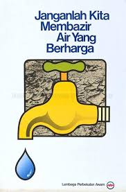 Create the content on the web server. Janganlah Kita Membazir Air Yang Berharga