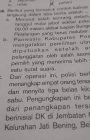 Dari percakapan tersebut juga terdiri dari berbagai jenis kalimat. Berikut Yg Termasuk Contoh Kalimat Langsung Dalam Teks Berita Adalah Brainly Co Id