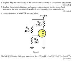 Derive the expression for the fermi level in an intrinsic semiconductor. A Explain Why The Conductivity Of The Intrinsic Chegg Com