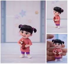 Boo (real name mary gibbs) is a child who accidentally gets into the monster world in monsters, inc. Boo Monsters Inc Polymer Clay Monster Inc Cakes Cute Polymer Clay Monsters Inc Boo