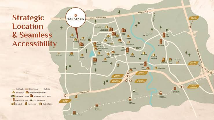 Tanatara Business Avenue - Sinarmas Land
