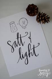 Paste the code in the 'promo code' or 'coupon code' box on. Drawing Inspiration From Matthew 5 13 This Print Reminds Us That We Are Called To Be Salt And Light In The W Hand Lettered Print Salt And Light Hand Lettering