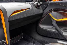 Volumetric alarm upgrade (including interior storage compartments) Used 2020 Mclaren 720s Spider Performance Msrp 421k Carbon Fiber For Sale Special Pricing Chicago Motor Cars Stock 16122