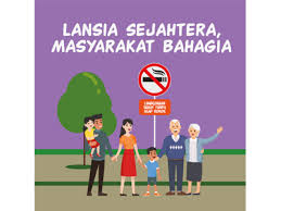 Presiden menekankan bahwa kekuatan tersebut harus dikonsolidasikan. Spanduk Media Hari Lansia 2018
