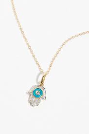 Hamsa Necklace In 2021 Hamsa Necklace Gold Hamsa Necklace Hamsa Jewelry