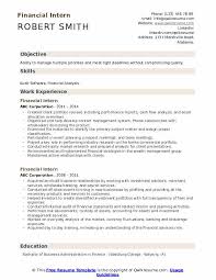 Merrill lynch global wealth management internship role the merrill lynch global wealth management intern will be given the opportunity to learn about the advisory business by gaining exposure to key aspects of the wealth management division including various investment vehicles, relationship building and client interaction. Financial Intern Resume Samples Qwikresume