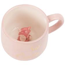 Mug 3d Renard En Faience Rose Imprime Dore Maisons Du Monde Maison Du Monde Mobilier De Salon Objet Deco