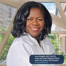 As Black Maternal Health Week comes to a close, we asked Jayci Knights, MD,  FACOG, Associate Chief Medical Officer at Jefferson Cherry Hill Hospital,  how Jefferson is addressing the challenges some Black