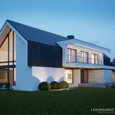 Projet De Maison Lk 1505 Projet Exclusivehaus Vivre Au Plus Haut Niveau In 2020 Architecture House Modern House Exterior Craftsman Home Exterior