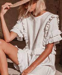 yazlik keten elbiseler 2019 2020 bunlar en guzel modellerdir trendler ve moda white dress summer summer linen dresses fashion