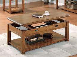 Reclaimed oak large rectangle wood coffee table with lift top. Lift Top Coffee Table In Oak Finish By Coaster 701188