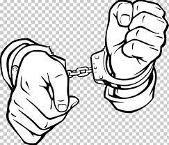Handcuffs Computer File Png Black Black And White Bound Collar Handcuffs Constraint Handcuffs Drawing Handcuffs Drawing Reference