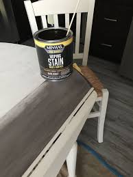 Wanted To Give My Round Table A Faux Wood Look Used Chalk Paint First Then Applied Wiping Gel Stai Furniture Makeover Diy Kitchen Table Kitchen Table Makeover