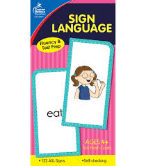 Or, try printing two sets of the sign language alphabet flash cards and use those together to create a memory game on its own. Carson Dellosa Sign Language Flash Cards Walmart Com Walmart Com