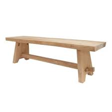 natural wooden bench banquette en bois banc bois bois