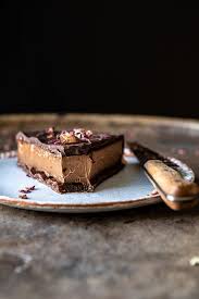 Vegan Triple Chocolate Mousse Cake Half Baked Harvest Recipe Triple Chocolate Mousse Cake Vegan Chocolate Mousse Food