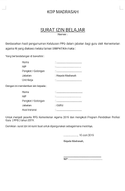 Contoh surat pengantar dokumen atau berkas surat proposal surat pengantar. Contoh Surat Izin Belajar Dari Kepala Sekolah Belajar