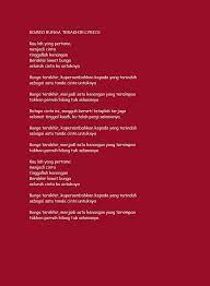 Pilih satu link dari 15 daftar dibawah untuk melihat video mp4, detail informasi dan kumpulan. Bunga Terakhir Lyrics Lirik By Bebi Romeo Tanda Kenangan Cinta