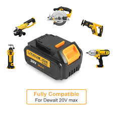 No problems with the batteries, the chargers, or the truck, but my starting battery. Para Dewalt 20v 20 Volt Max Xr 6 0ah Bateria De Litio Dcb206 2 Dcb205 2 Dcb204 Ebay