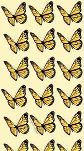 Custom made unique wallpaper designed to suit you with quick free worldwide shipping! Yellow Butterfly Wallpaper Butterfly Wallpaper Iphone Butterfly Wallpaper Yellow Butterfly